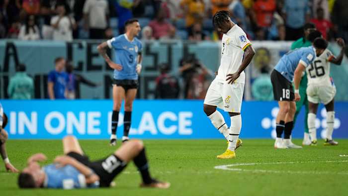 Ghana and Uruguay both go out of the World Cup